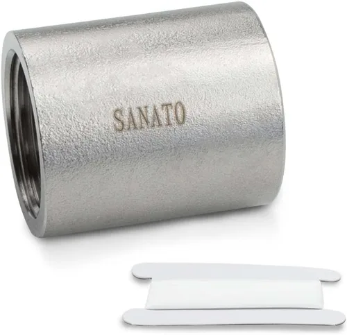 Vista 10 de SANATO 3 piezas SS 304 forja pezón fundido piple, 3/4 "NPT x 3/4" NPT macho roscado, 1.969 in accesorios de tubería