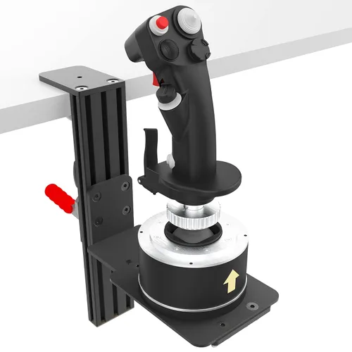 Vista 4 de Easyget 2 Pack Desk Mounts for Flight Sim Joystick Compatible With Thrustmaster Hotas Warthog, Thrustmaster MFD Cougar Pack, Winwing Orion 12