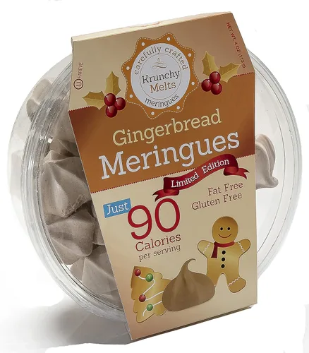 Vista 10 de Krunchy Melts Galletas originales de merengue Sabor S'mores Solo 90 calorías por porción Sin grasa, sin gluten, sin lácteos (4 onzas)