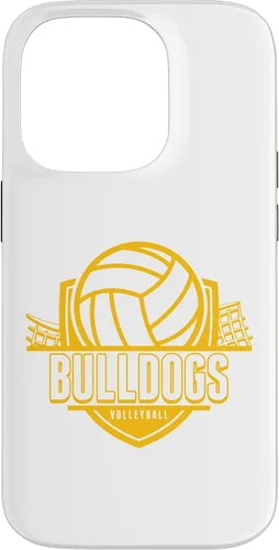 Vista 17 de Bulldogs Volleyball Back to School Spirit GY Case for iPhone 17