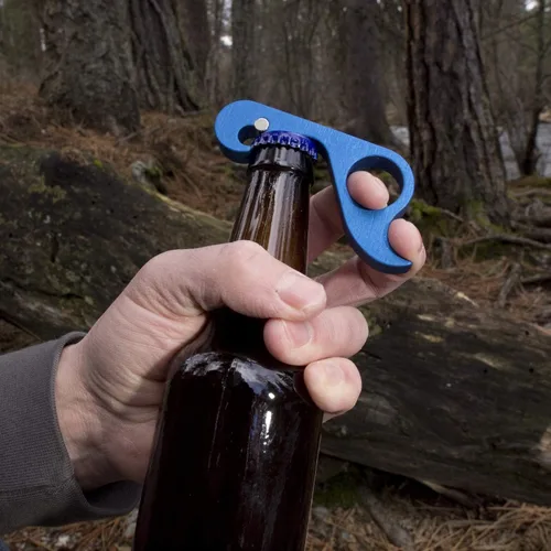 Vista 3 de GrOpener: con una sola mano, abrebotellas, Azul