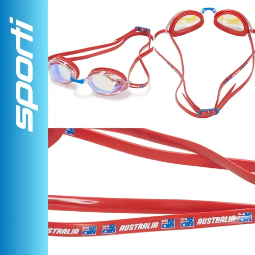 Vista 2 de Sporti Gafas de natación unisex para adultos, gafas de natación antivaho para hombres y mujeres, resistentes a roturas, correas dobles, varios