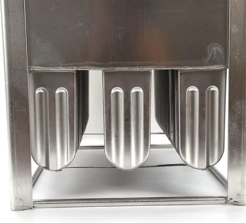 Vista 8 de 20 moldes para paletas, kit de soporte de moldes de paletas de hielo de acero inoxidable comercial GDAE10 con 100 palos de bambú reutilizables