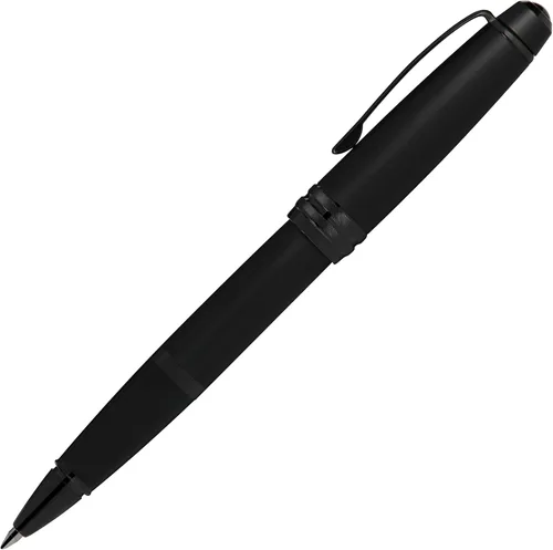 Vista 11 de Cross Bailey Bolígrafo Rollerball Recargable Presentado en una Caja de Regalo Premium - Punta Media, Tinta Negra, Negro