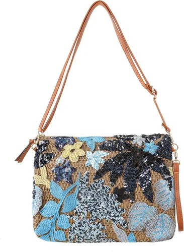Vista 2 de Bolso cruzado de piel sintética para mujer, bolso cruzado de felpa con asa superior esponjosa, bolso de mano para niñas