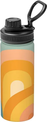 Vista 13 de Bright Star Printed Insulated Water Bottle, 18oz Stainless Steel Funny Travel Mug, Leakproof Hot & Cold for Sports, Gym, Hiking