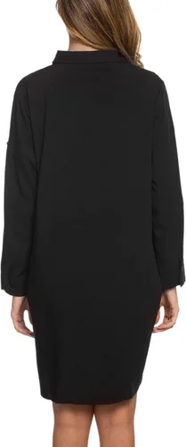 Vista 5 de MANAIXUAN Women's Shirt Dress V Neck Long Sleeve Loose Casual with Pockets Front Button