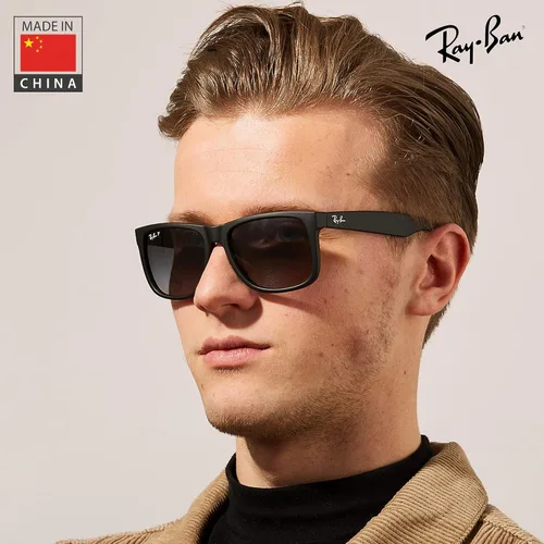 Vista 6 de Ray-Ban RB4165 JUSTIN CLASSIC - Gafas de sol de forma cuadrada con kit oficial de gafas