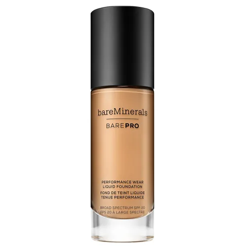 Vista 45 de bareMinerals BarePro 24HR Wear Matte Liquid Foundation Mineral SPF 20, Base de maquillaje de cobertura completa para piel madura, libre de aceite