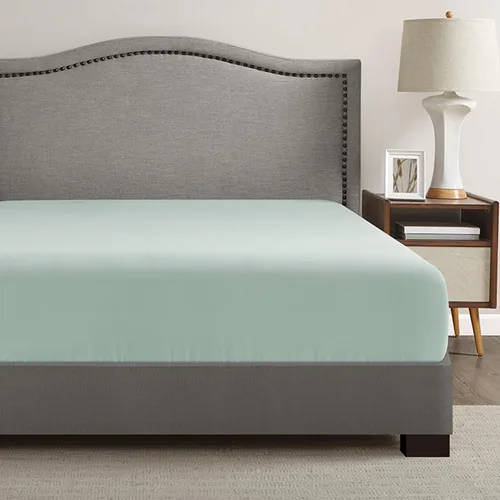 Comfort Spaces - Sábana bajera Coolmax supersuave y resistente a la decoloración que absorbe la humedad con elásticos alrededor que se adapta a
