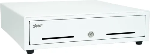 Vista 3 de Star Micronics CD4-1616 Cajón de Efectivo Serie Choice de 5 Billetes / 5 Monedas con 2 Ranuras para Medios y Cable Incluido (16" x 16") - Negro