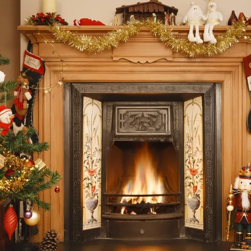 Vista 7 de iPEGTOP Guirnalda de oropel de Navidad de 26.2 pies, clásica gruesa y colorida reflejos, brillantes, suaves, para colgar en fiestas, adornos