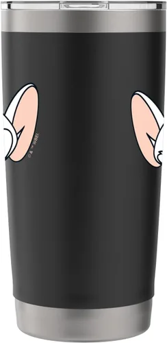 Vista 4 de Pinky and the Brain Vaso aislado de acero inoxidable Brain