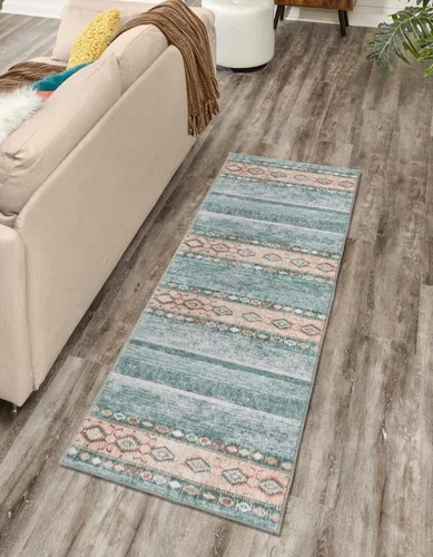 Vista 11 de Unique Loom Timeless Collection - Alfombra rectangular (2' x 3' 1", rectangular, gris/marfil)