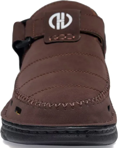 Vista 3 de Sandalias de cuero para hombre impermeables para verano