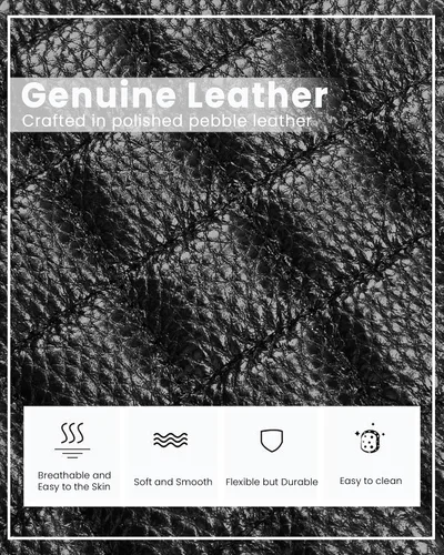 Vista 6 de befen Bolsos cruzados pequeños de cuero genuino para mujer, bolsa cruzada para teléfono celular con ranuras para tarjetas de bloqueo RFID