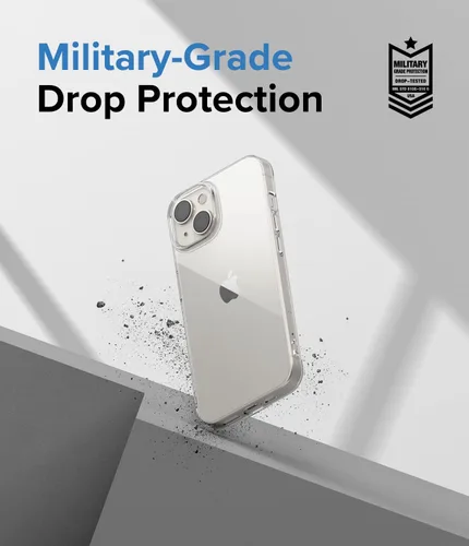 Vista 4 de Ringke Air - Funda delgada pero resistente, compatible con iPhone 14 de 6.1 pulgadas, transparente, flexible, ligera, delgada, transparente