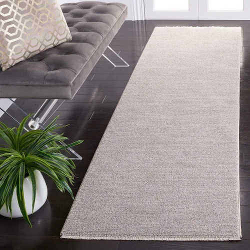 Vista 14 de SAFAVIEH Lasa Collection - Alfombra de área de 9 x 12 pies, color gris, diseño de flecos sólidos, no desprende pelusa y de fácil cuidado, ideal