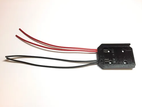 Vista 4 de ADAPTADOR DE BATERÍA para ATLAS 40V O 80V CONECTOR COMPATIBLE 12 CABLE DE AUMENTO MONTABLES Negro