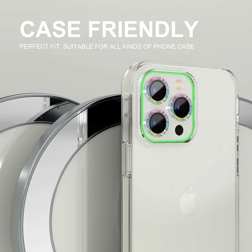 Vista 294 de Choiche Compatible para iPhone 16 Pro/iPhone 16 Pro Max Protector de Lente de Cámara, Vidrio Templado 9H Protector de Pantalla de Cubierta de Cámara