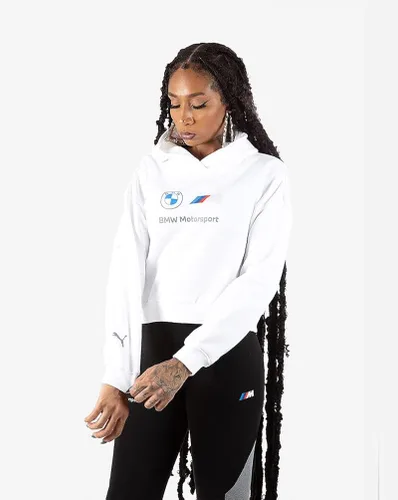 Vista 3 de PUMA Womens Standard BMW M Motorsport Essentials Logo Hoodie