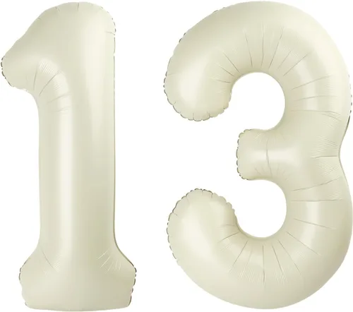 Vista 77 de Globos con números de 40 pulgadas, color negro, para decoraciones de cumpleaños de 10 a 100 años Jumbo 40In & Vibrant Color, With Hanging Holes