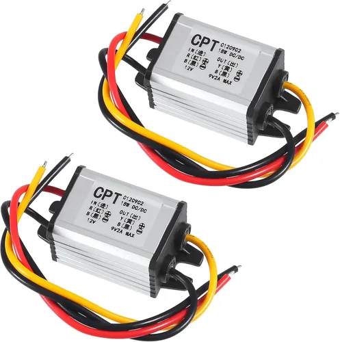 Vista 10 de 2 unids 12 V a 3.7 V convertidor DC reductor Buck regulador de voltaje fuente de alimentación módulo transformador 3A 11W convertidor de energía