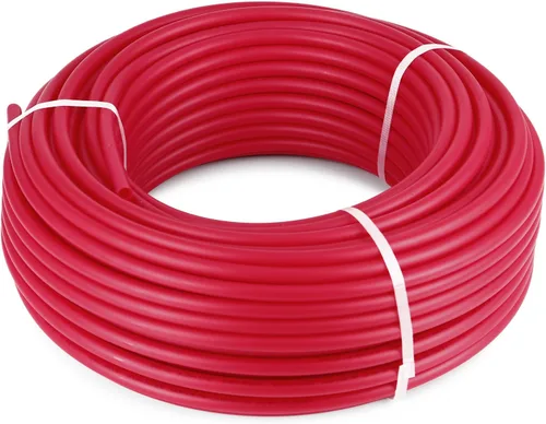 Vista 9 de Happybuy Tubo de barrera de oxígeno PEX - Bobina de tubo de 1/2 pulgada x 152 metros - Tubo EVOH PEX-B para calefacción de piso radiante residencial