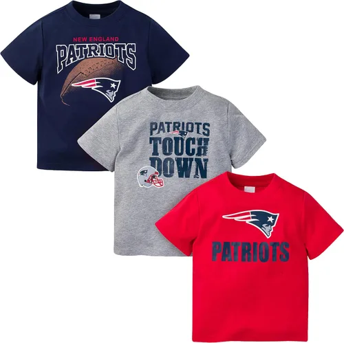 Vista 14 de Gerber Unisex Baby NFL 3 Pack Short Sleeve Team Fan Tee Shirt