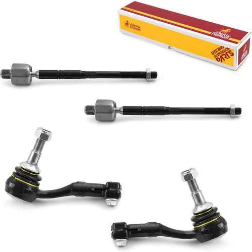 Vista 69 de Metrix Premium Chassis Parts - Kit de 4 piezas de extremos de barra de acoplamiento frontal exterior e interior compatible con Nissan Pathfinder