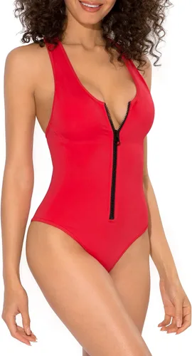 Vista 4 de Smart & Sexy Traje de baño de una pieza de corte francés para mujer
