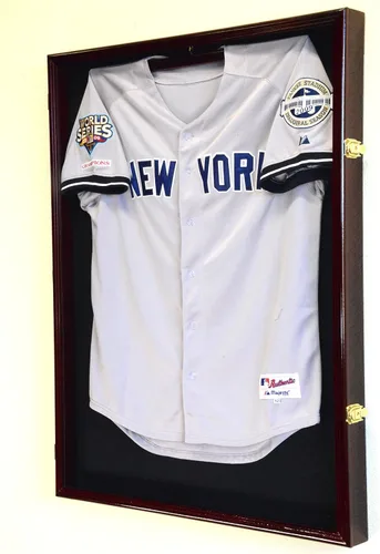 Vista 12 de XL Jersey Vitrina 98% Protección UV - Fútbol/Hockey/Béisbol/Baloncesto/Fútbol Shadowbox Montaje en Pared