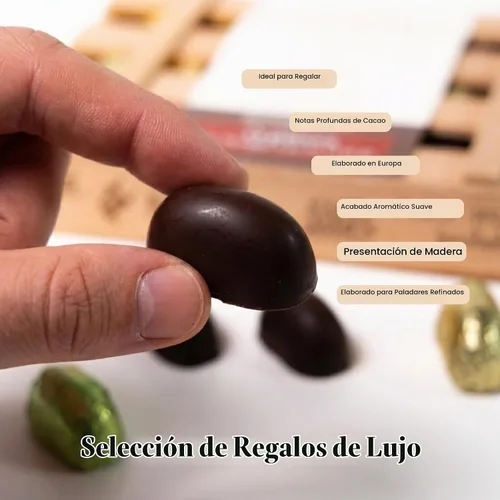 Vista 5 de ANDY ANAND CHOCOLATIER Botellas de chocolate negro europeo rellenas con 18 licor de estante superior, paquete de 1