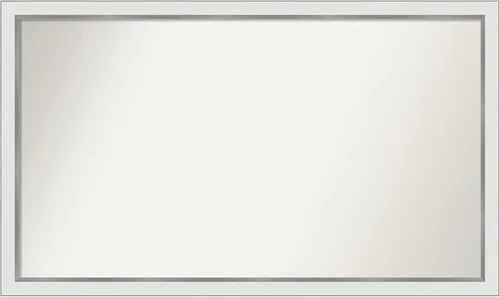 Vista 97 de Amanti Art Espejo personalizado, espejo de baño estrecho Alexandria White Wash, espejo de pared o espejo de tocador de baño sobre el fregadero