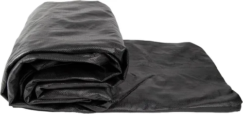 Vista 6 de Defender Cubierta para alberca enterrada, de malla resistente, rectangular, para invierno., Negro