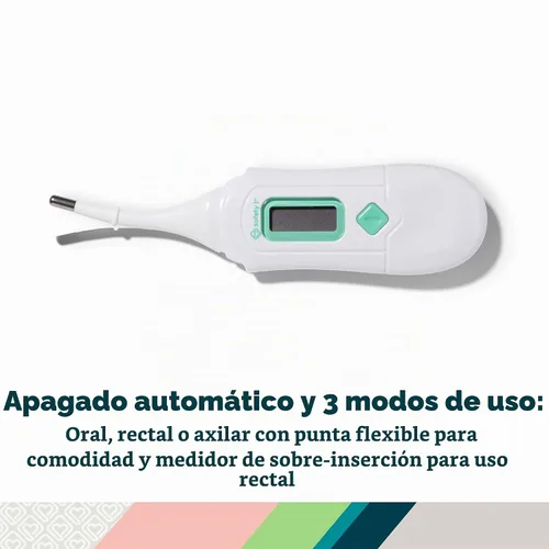 Vista 4 de Safety 1st Termómetro de guardería 3 en 1, analógico