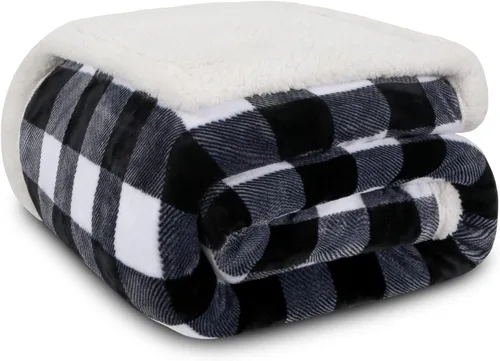 Vista 24 de MACEVIA Manta Decorativa de Forro Polar Sherpa para Sofá, Manta de Cebra 3D, Mullida, Gruesa, Cálida, Reversible, Acogedora, Cómoda, Súper Suave