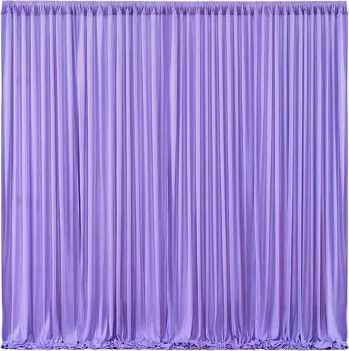 Vista 30 de Cortinas de Fondo Beige - Cortinas de Poliéster Sin Arrugas para Fotografía, Cortinas de Fondo para Fiestas, para Decoraciones de Baby Shower