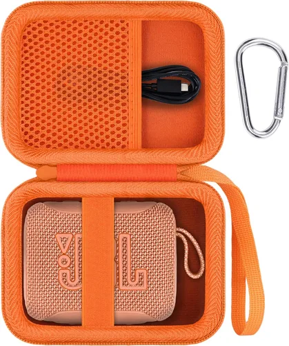 Vista 15 de Funda compatible con JBL Go 5/Go 4 Altavoz impermeable ultraportátil (funda morado)