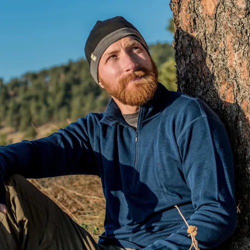 Vista 5 de Minus33, tejido de aislamiento de frío, de lana de merino, para hombres, cierre 14