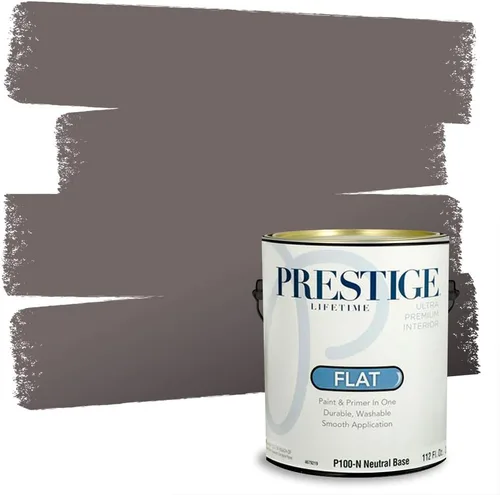 Vista 15 de PRESTIGE Paints - Pintura interior e imprimación en uno, 1 galón, cáscara de huevo, pimienta envejecida