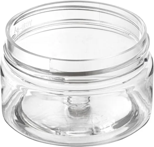Vista 8 de Restaurantware RW Base Tarros de caramelo de 1 onza 10 recipientes de almacenamiento de cocina duraderos – Tarros redondos herméticos de plástico