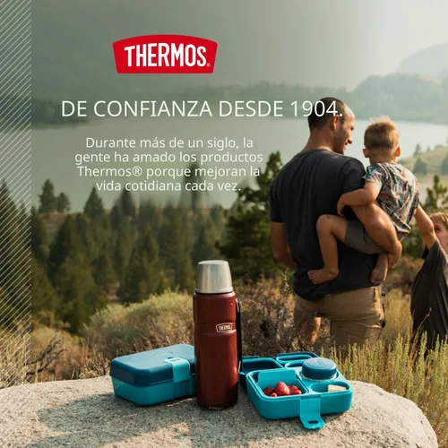 Vista 7 de THERMOS Botella de bebidas con aislamiento de vacío King SK2010 de acero inoxidable, 40 onzas, acero inoxidable
