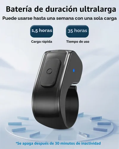 Vista 9 de DATAFY [Compatible con Fundas] Anillo Girador de Página con Control Remoto para Kindle Paperwhite Oasis Scribe Kobo eReaders, Controles Remotos