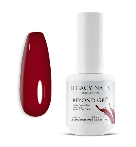 Vista 15 de LEGACY NAILS Professional Beyond Gel Soak-Off Esmalte de uñas – Cobertura completa, altamente pigmentado (BEYOND GEL – ALBA 1/2 oz)