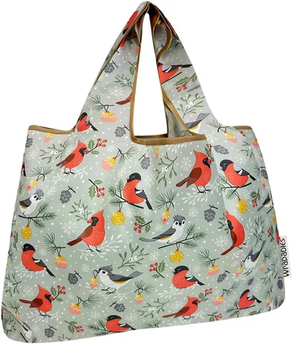 Vista 18 de allydrew Bolsas de comestibles reutilizables de nailon plegables grandes