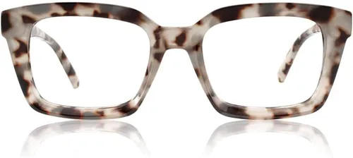 Vista 10 de JiSoo Oversized Reading Glasses for Women, Stylish Designer Large Readers Oprah Style with Spring Hinge