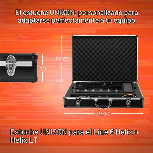 Vista 5 de ANALOG CASES Line 6 Helix/Helix LT - Estuche rígido UNISON ligero