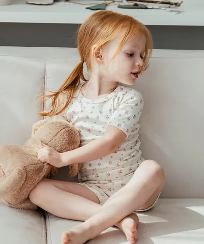 Vista 60 de AVAUMA Conjunto de pijama de algodón para bebés y niñas de 6 meses a 7 años