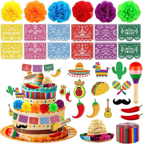 Vista 23 de Juego de 26 decoraciones de pastel de béisbol con mini bolas, jugador, gorras, guantes, murciélagos, adornos de pastel de cumpleaños de béisbol